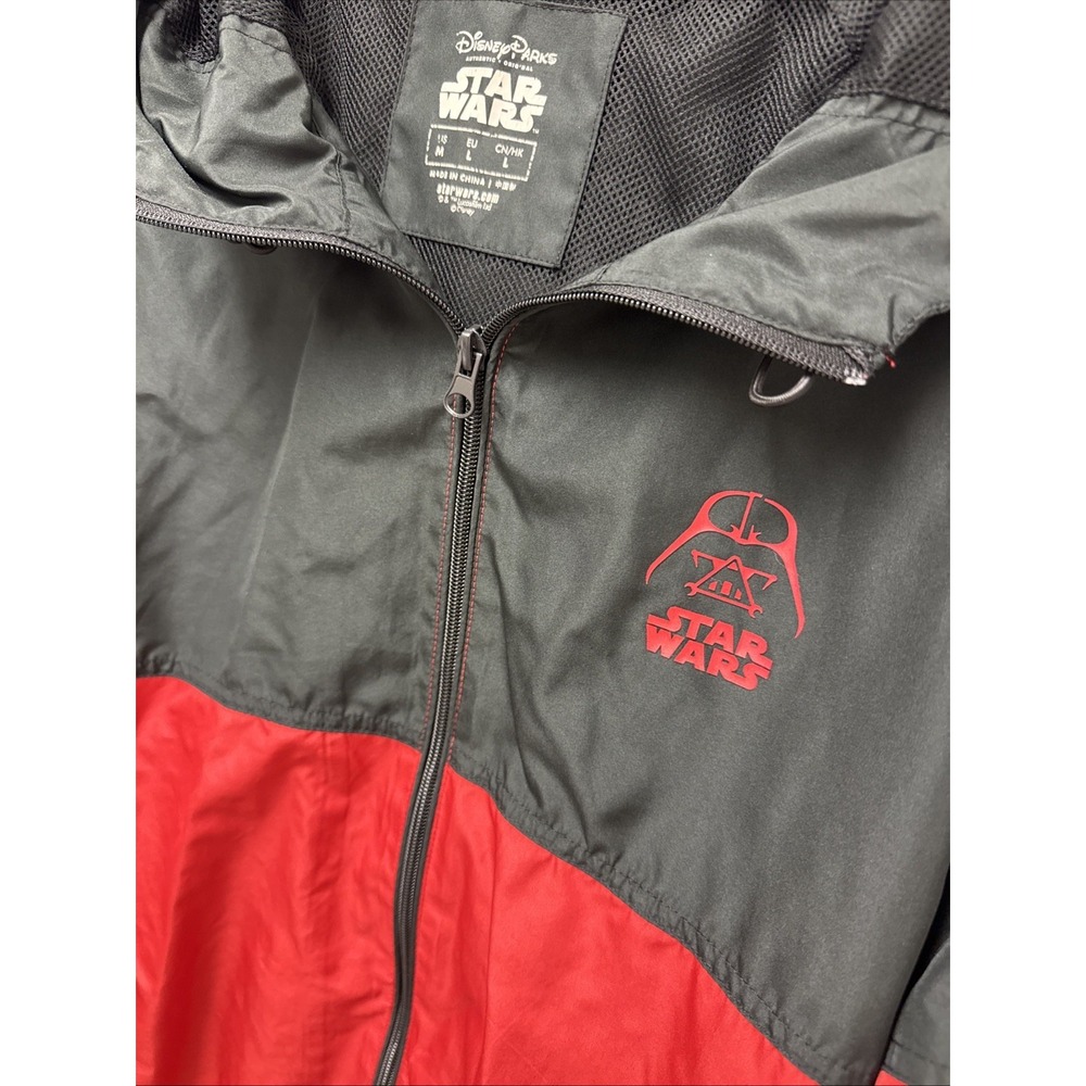 Disney Parks Original Darth Vader‎ Hooded Rain Coat Medium Star Wars - Picture 6 of 10